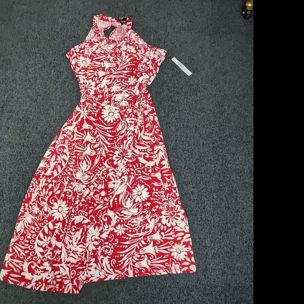 Maggy London Adrianne Casual Sleeveless Halter Maxi Dress    P#208@CMK